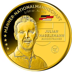 Goldprägung "Bundestrainer Julian Nagelsmann"