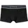 BENCH Boxer "Boxershorts für Jungen", Jungen, Gr. 122/128, 4 Stk., grau (schwarz, anthrazit, meliert), Jersey, Obermaterial: 95% Baumwolle, 5% Elasthan, unifarben, körpernah, Unterhosen Unterhose Boxershort Unterwäsche, mit Overlock-Nähten vorn