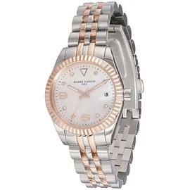 Pierre Cardin Cf.1012.mu 28mm 3atm Quartz Analogical Damenuhr - Grey / Grey / Mineral - One Size