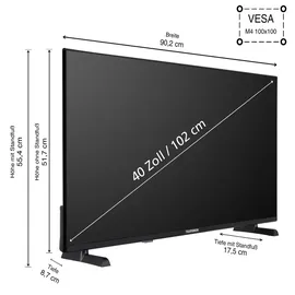 Telefunken QF40VP750S 40" QLED Full HD Smart TV