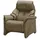 HIMOLLA Relaxsessel 4217 Leder 96 x 109 x 91 cm Grün mit Kopfteil