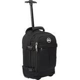 Cabin Max Metz 20L Ryanair Kabinentasche 40x20x25 Handgepäck Trolley Rucksack für KINDER (Hybrid Schwarz)