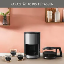 Krups ProAroma Plus KM 321 edelstahl/schwarz