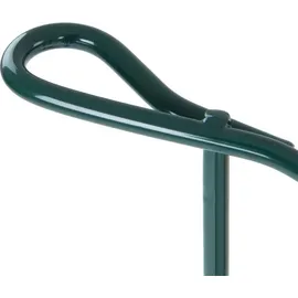 Estexo Teichzaun Gartenzaun 11tlg Gerade 5 Elemente Gitterzaun Metall Grün