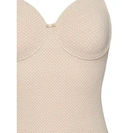 SUSA Body mit Bügel Montreal Damen, Gr. 85, C, beige Stoff, Obermaterial: 74% Polyamid PA. 26% Elasthan EL., Bodies