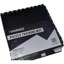 Hammer Bodenschutzmatte Puzzlematte 6-teilig, schwarz