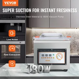 Vevor Kammer-Vakuumierer 320 W Silber