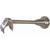 BASIT Wandträger für Gardinenstangen 1-läufig Edelstahl Look I Gardinenstangen Träger 20mm Wandbefestigung für Rohr Gardinenstangen Halterung Vorhangstange H50