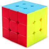 JOPHEK Zauberwürfel, Zauberwürfel Stickerless Zauberwürfel Original Speed Cube Puzzle Würfel, Schneller & Professioneller (3x3)