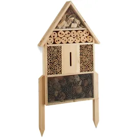 Relaxdays Insektenhotel natur Größe L