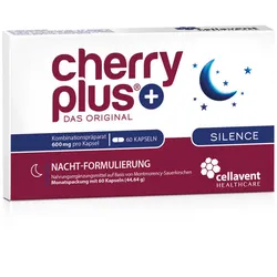 Cherry Plus Silence Montmorency Sauerkirsche Nacht Kapseln 60 Stück