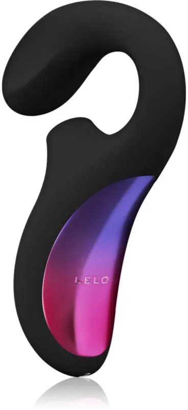Lelo Enigma Vibrator mit Klitoris-Stimulator Black 17 cm
