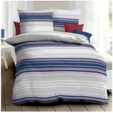 KAEPPEL St. Tropez Gestreift Blau 155 x 220 cm + 80 x 80 cm