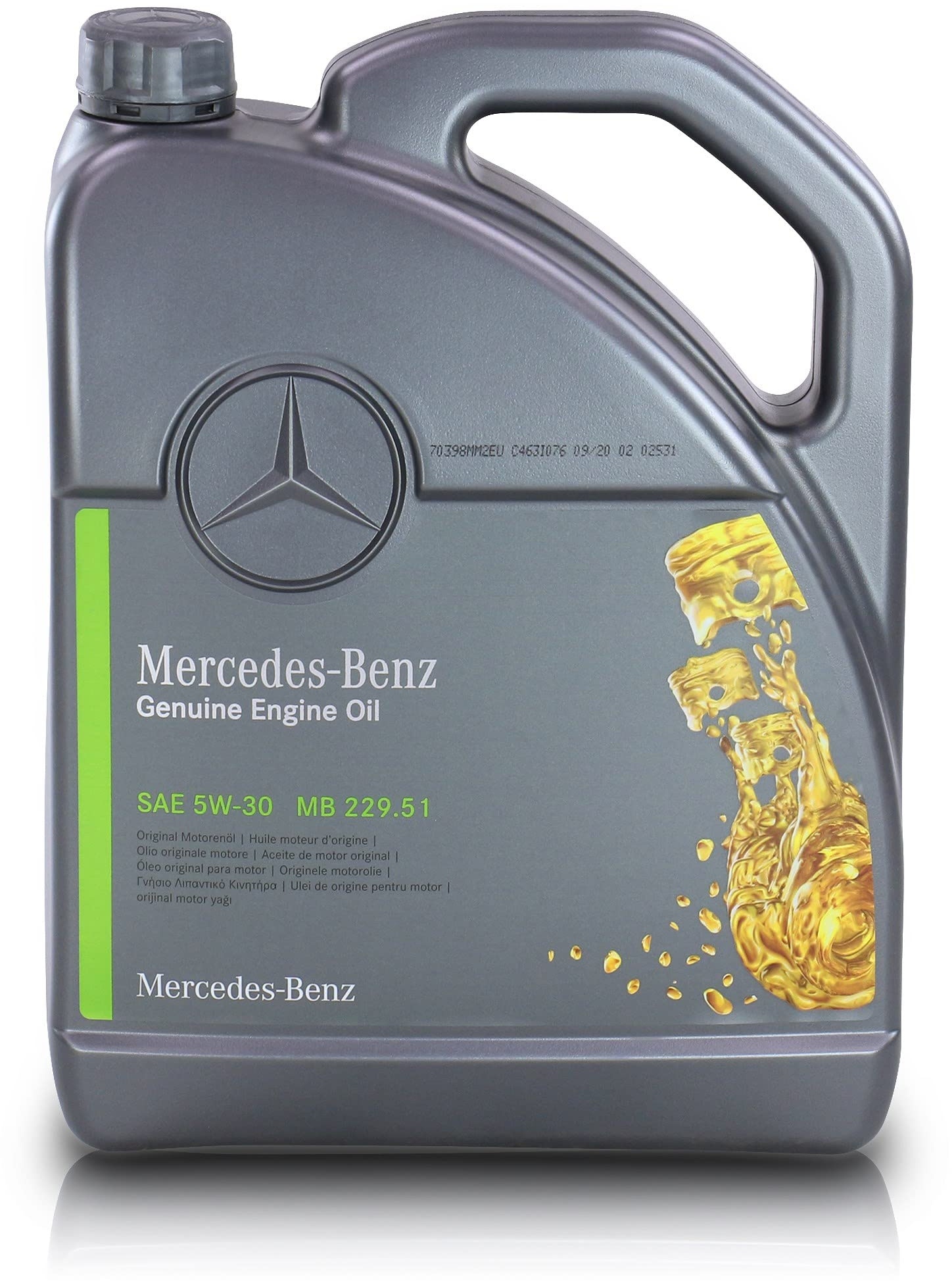 Original Mercedes Benz Motorenöl 5W-30 MB 229,51 5 L