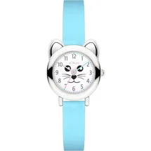s.Oliver The Cat 0 mm Silikongehäuse Blau Silikonarmband Blau