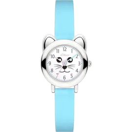 s.Oliver The Cat 0 mm Silikongehäuse Blau Silikonarmband Blau