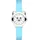 s.Oliver The Cat 0 mm Silikongehäuse Blau Silikonarmband Blau