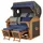 Mr. Deko Borkum XL Teak PE grau Set