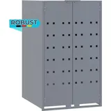 deluke Mülltonnenbox GORILO 69 x 79 x 117 cm grau