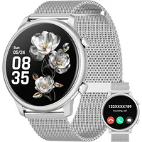 Hwagol Damen Smartwatch 1,39" Touchscreen mit Bluetooth-Anrufen, 110+ Sportmodi, SpO2, Herzfrequenz, Schlafmonitor, IP67 wasserdicht