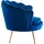 SalesFever Loungesessel »Clam«, extravagantes Muscheldesign blau