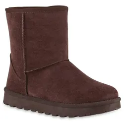 Damen Winter Boots in Braun