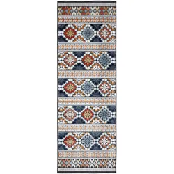 Kadima Design Farbenfroher Terrassen-Teppich `Lagan Todd`, `Lagan Todd`-beständig, 80x230 cm