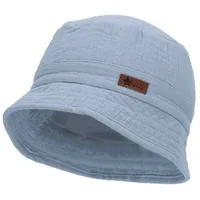 Sterntaler Fischerhut Musselin in blaugrau | Gr.: 47 cm