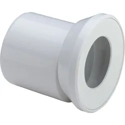 Viega Klosett-Anschluss-Stutzen DN 100x155mm exzentrisch weiß