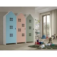 Vipack Set: 3 Schränke 1T CASAMI BRUGES Jugendschrank Wäscheschrank