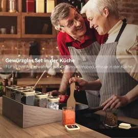 luxuskollektion Gewürzgläser Set 200 ml 12 St.