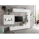 INOSIGN Wohnwand »Sorano« Set, 4 Stk. tlg. INOSIGN weiss matt/weiss Hochglanz lack),