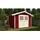 Weka Gartenhaus 122 2,41 x 2,35 m schwedenrot