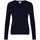 CASH-MERE.CH Strickjacke V-Ausschnitt Blau M