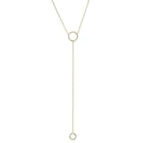 Unique Y-Halskette Gold / Silber