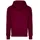 TRIGEMA Sweatjacke "TRIGEMA Sweatjacke mit Kapuze", Herren, Gr. L, rot (chianti, melange), 70% Baumwolle, 30% Polyester, Basic, Sweatjacken