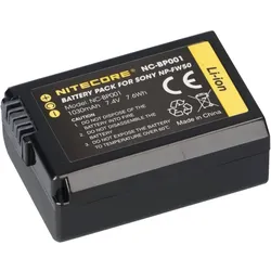 Nitecore NP-FW50 Kamera Akku für Sony wiederaufladbar