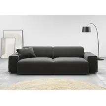 Home Affaire Big-Sofa HOME AFFAIRE "Glimminge auch in Breitcord, Feincord + Easy care-Bezug", grau (anthrazit), B:254cm H:71cm T:101cm, 95% Polyester, 5% Nylon, Sofas, Big-Sofa, besondere Kedernähte Zierkissen