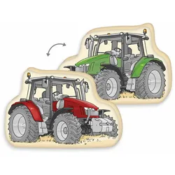 Konturenkissen Traktor
