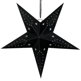 Beliani MOTTI Stern 45 cm Schwarz