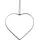 Creativ deco Herz 20 cm schwarz