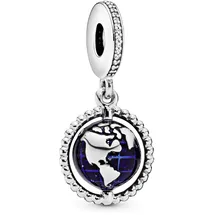 Pandora Drehender Globus Silber 798021CZ