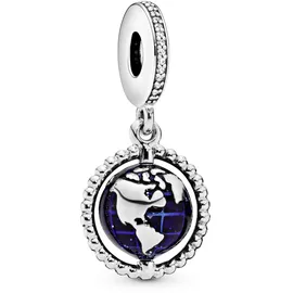 Pandora Drehender Globus Silber 798021CZ
