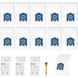 10er-pack Gn Staubsaugerbeutel, Kompatibel Mit Miele Hyclean Pure 3d Beuteln Für Staubsauger Der Serien Classic, C1, Complete, C2, Complete, C3, S2, S4, S5, S6 Und S8, Ersatzstaubbeutel Mit 6 Filtern