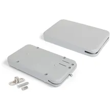 Emuca -Mechanismus für Falttüren Miniwinch mit Abdeckkappe, 10 kg, Stahl und Kunststoff, Grau