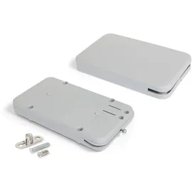 Emuca -Mechanismus für Falttüren Miniwinch mit Abdeckkappe, 10 kg, Stahl und Kunststoff, Grau