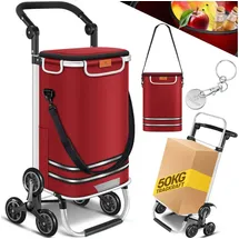 Kesser Einkaufstrolley rot 56L