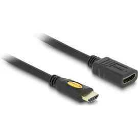 Delock 83080 HDMI Verlängerungskabel mit Ethernet schwarz 2,0 m
