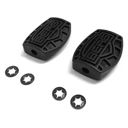 BERG Buzzy Pedale, schwarz, 2er-Set