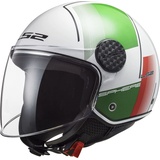 LS2 LS2, Jet-Motorradhelm SPHERE LUX FIRM Gloss White Green Red, S